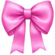 Pink bow  sticker