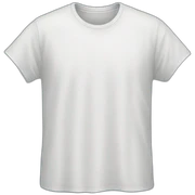 Colored tee shirt sticker