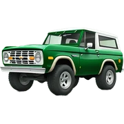 green ford bronco sticker