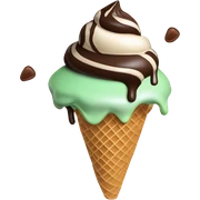 Ice cream sticker