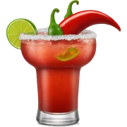red chili margarita sticker