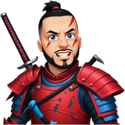 Battle-Ready Samurai sticker