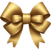 Vintage bow sticker
