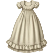 Victorian nightgown sticker