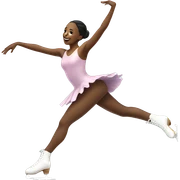 Figure skater sticker
