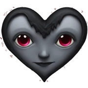 Gothic heart sticker