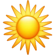 Sun  sticker