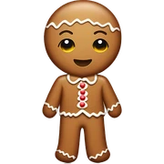 Coquette gingerbread man sticker