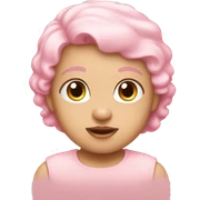 baby pink sticker