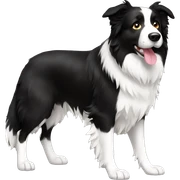 Border Collie Full Body sticker