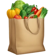 grocery bag sticker