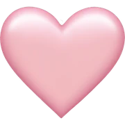 Light pink heart sticker