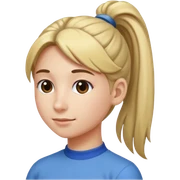 Ponytail  sticker