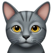 The Grey Cat sticker