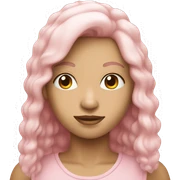 Light pink  sticker