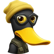 Yellow Robber duck sticker