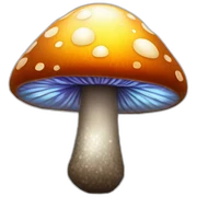 disco ball mushroom sticker