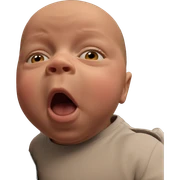 bald boy meme expression sticker