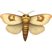 Celestial moth sticker