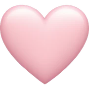 pastel pink heart sticker