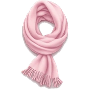 light pink scarf sticker