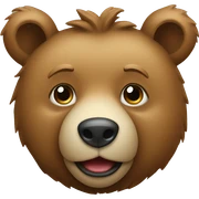 Bear good fruit sticker