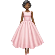 pastel pink dress sticker