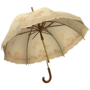 vintage umbrella sticker