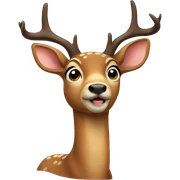 Deer sticker