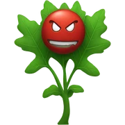 Bfdi evil leafy red. sticker