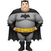 Fat Batman sticker