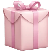 light pink package sticker
