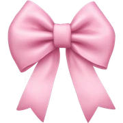 Baby pink bow sticker