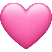 Pink heart sticker