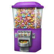 Candy machine sticker