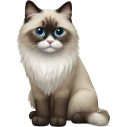 Ragdoll  sticker
