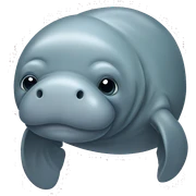 Manatee sticker