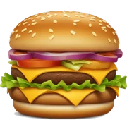 McDonald’s burger sticker