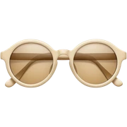 Pale beige sunglasses sticker