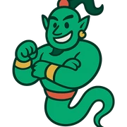green genie sticker