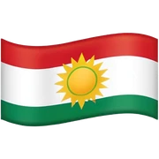 Kurdistan flag sticker