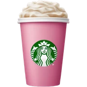 Pink Starbucks sticker