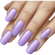 light purple nail color sticker