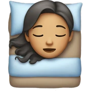 girl sleeping sticker