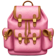 Pink LV backpack sticker