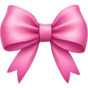 pink bow sticker