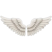 biblical angel wing sticker