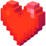 Heart sticker