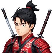 Daring Samurai sticker