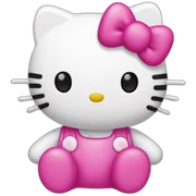 Hello Kitty pink sticker